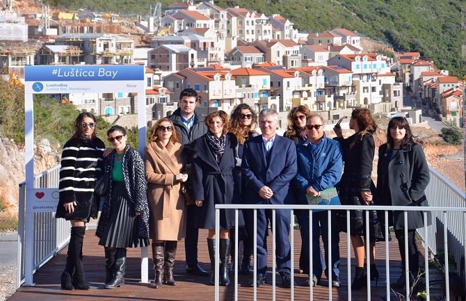 Delegacija NTO u posjeti Luštica Bay-a