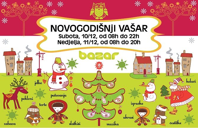 Novogodišnji vašar 10. i 11. decembra u Bazaru