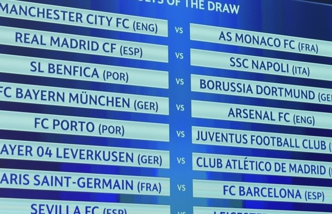 Bajern na Arsenal, Barselona - PSŽ