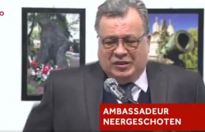 Objavljen snimak ubistva ruskog ambasadora u Turskoj(VIDEO)