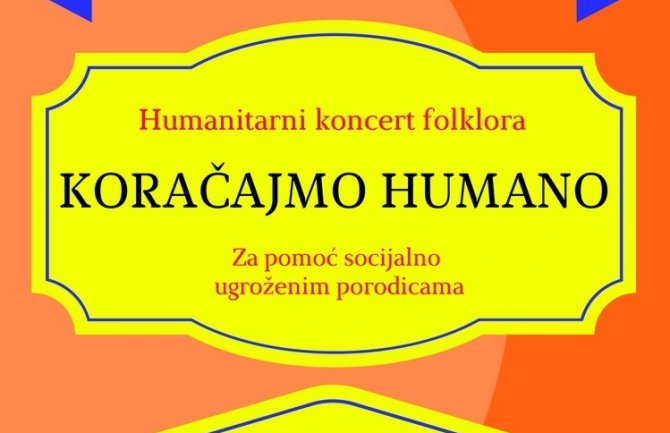 Humanitarni koncert folklora u Nikšiću 26. decembra