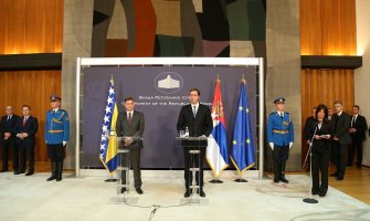 Zvizdić i Vučić: Mir i stabilnost kao osnova razvoja odnosa BiH i Srbije