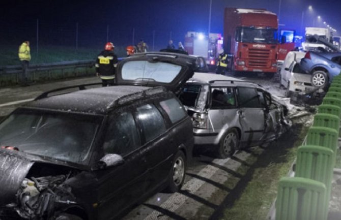 Lančani sudar od 64 vozila u Poljskoj (FOTO)