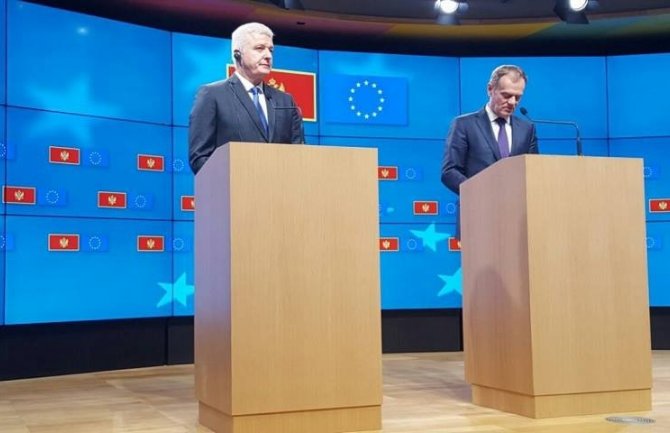 Tusk: Crna Gora je de-fakto članica Evropske unije