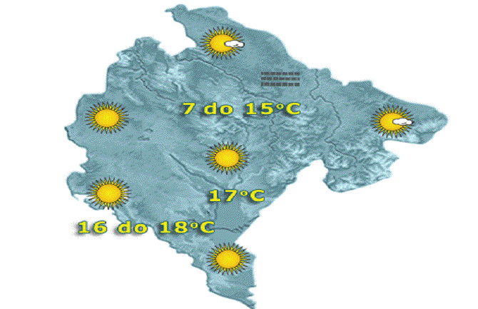 Danas sunčano i toplo, do 18 stepeni