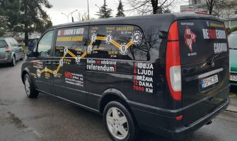 Referendumski karavan kreće sjutra iz Podgorice