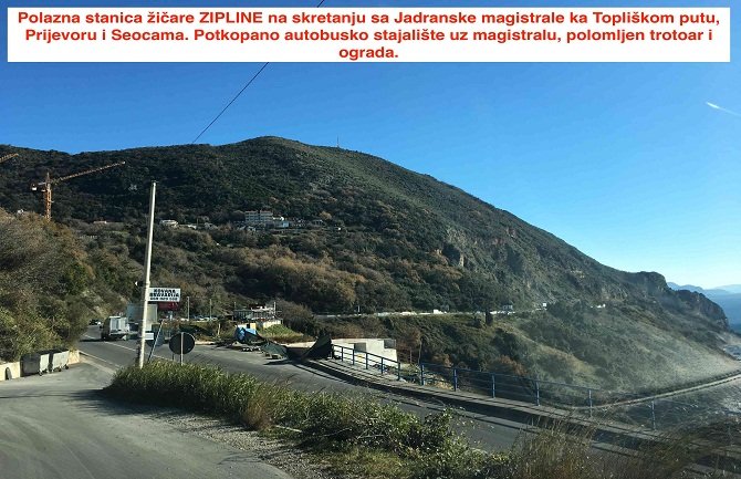 Opština Budva i inspekcije da hitno zaustave bespravnu gradnju žičare