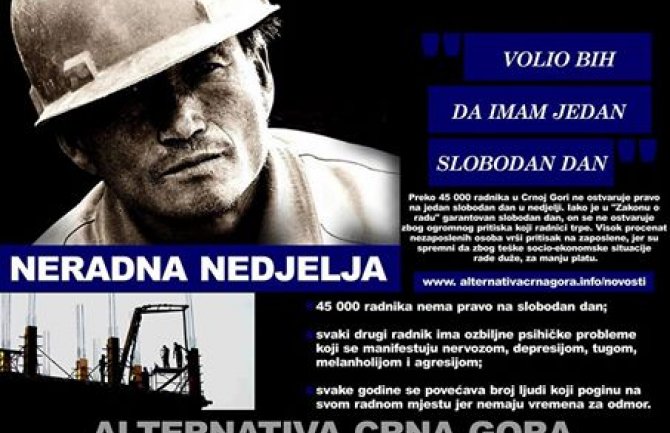 Pozvali građane da potpišu peticiju za neradnu nedjelju!  