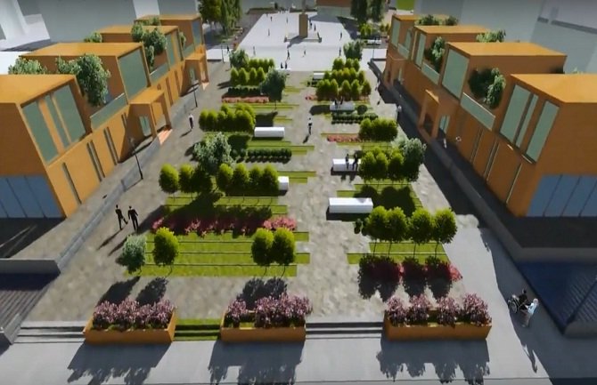 Idejno rješenje Gradskog trga u Bijelom Polju