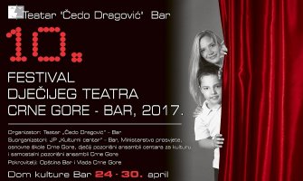 10. Festival dječijeg teatra Crne Gore od 27. do 30. aprila