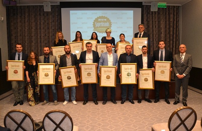 Dodijeljeno priznanje dobitnicima Superbrend titule