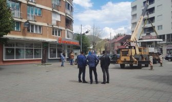 Berane: Uklonjena tri privremena objekta jer nijesu predviđena Planom