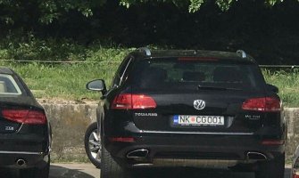 Grbović u Herceg Novom službenim vozilom