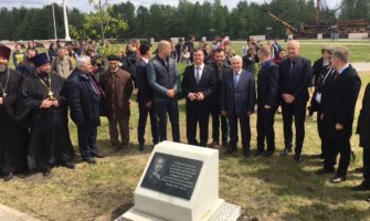 Milan Knežević u Voronježu otkrio spomen-ploču admiralu Zmajeviću 