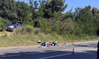 Udes na putu Bar-Sutomore: Teško povrijeđen motociklista