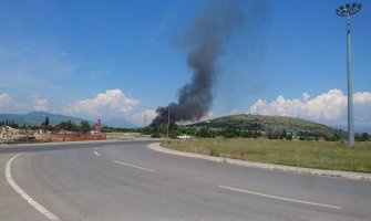 Podgorica:Požar kod KAPa(VIDEO)