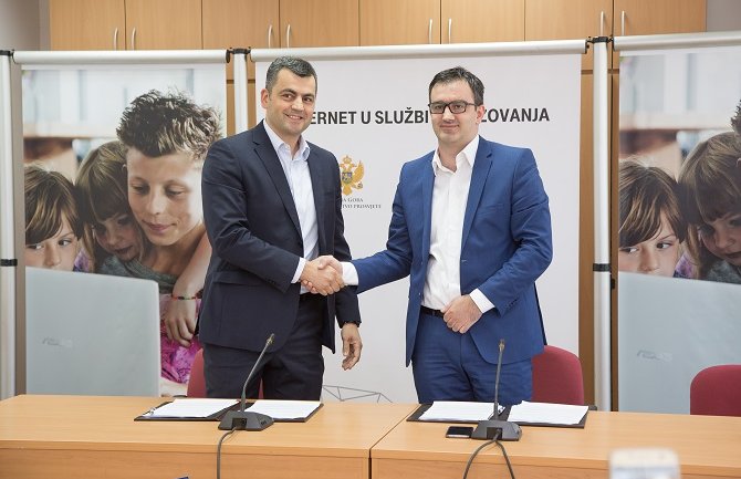 Potpisan Sporazum: Besplatan internet za sve škole u Crnoj Gori
