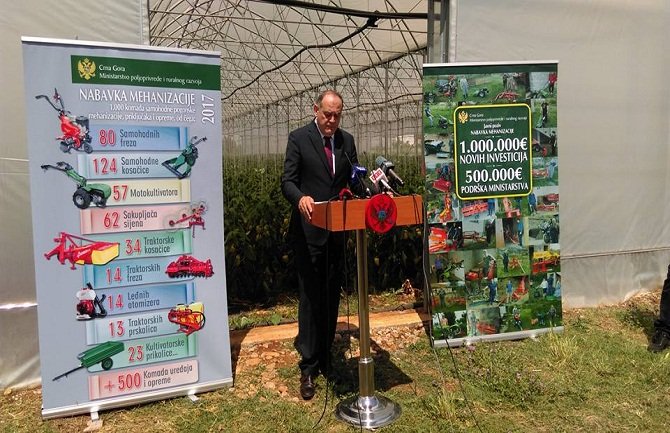 Investirano novih milion eura u sektoru poljoprivrede