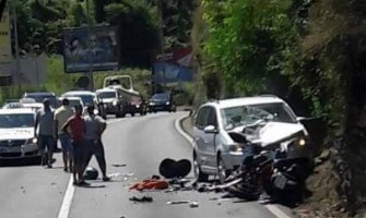 Budva: U udesu povrijeđen motociklista