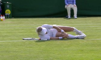 Vimbldon: Teška povreda Betani Matek-Sends (VIDEO)