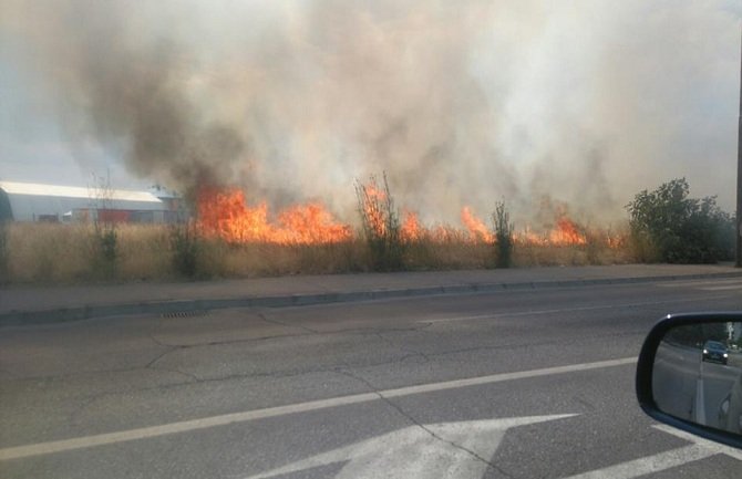 U požaru u Rogamima ugrožene kuće, vatru gasili i avioni