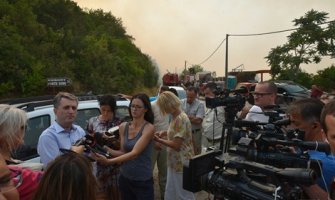 Nuhodžić obišao požarišta: Zatražena međunarodna pomoć, nema razloga za strah i paniku