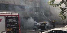 Podgorica: Automobil izgorio zbog tehničkog kvara (FOTO/VIDEO)