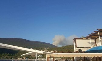 Na Luštici opet gori