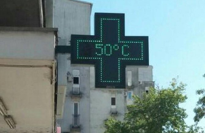 U Podgorici izmjerena temperatura pedeset stepeni!