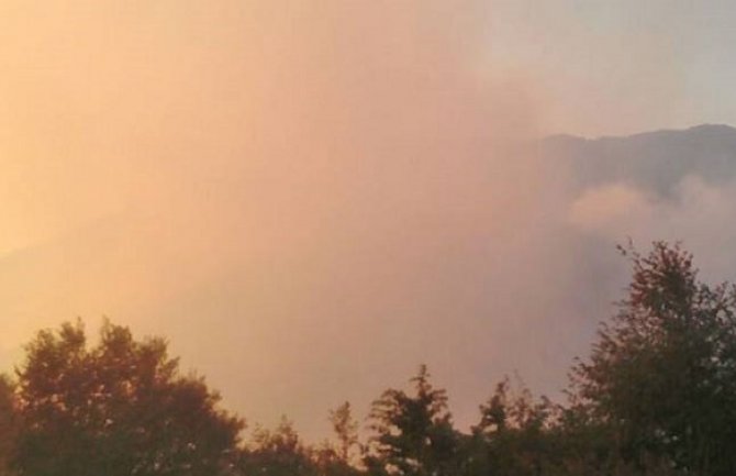 Požar na Orjenu, gori najzaštićenija zona parka