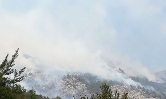Požar na Lovćenu se širi, situacija kritična