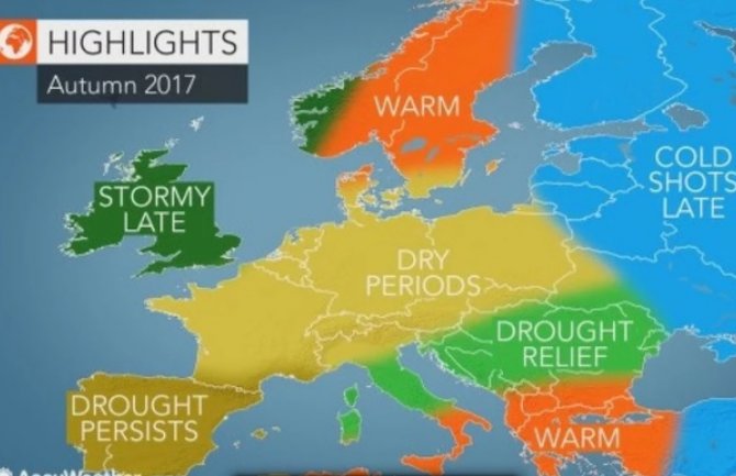 Nakon požara i suše, jesen donosi kišu i osvježenje na Balkanu