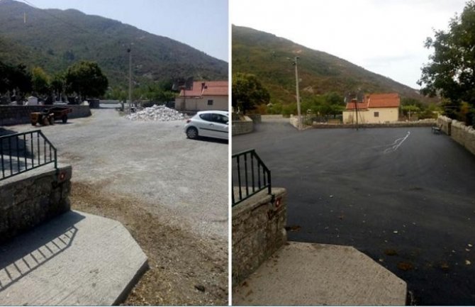 Herceg Novi: Asfaltiran plato na Kruševicama i sanirane kritične tačke 