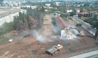 Počelo rušenje bivšeg Duvanskog kombinata