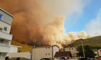 Požari u Baru: Situacija kritična iznad Čanja, vatra ide ka Sutomoru i Zupcima