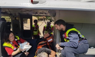 Uspješno završena akcija spašavanja povrijeđene žene kod Sozine