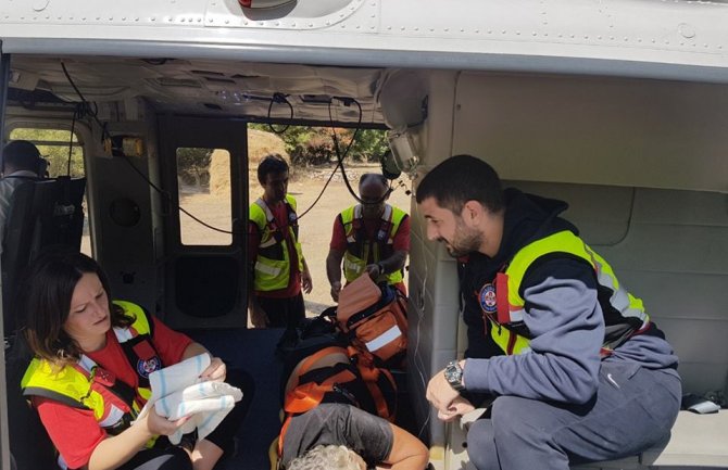 Spašena Marica Đoković u rejonu Sozine, pa prebačena u KCCG