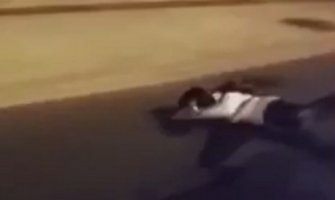 Podgorica: Nevjerovatan pad djevojke sa motora (FOTO/VIDEO)