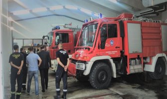 Katić i Konjević u posjeti Službi zaštite i spasavanja u HN