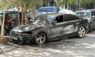 Podgorica: Vozilo poliveno benzinom i zapaljeno