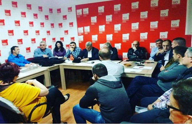 SD: Formiran izborni štab na Cetinju