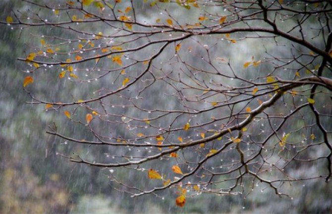 Povremeno kiša u noćnim satima susnježica i snijeg