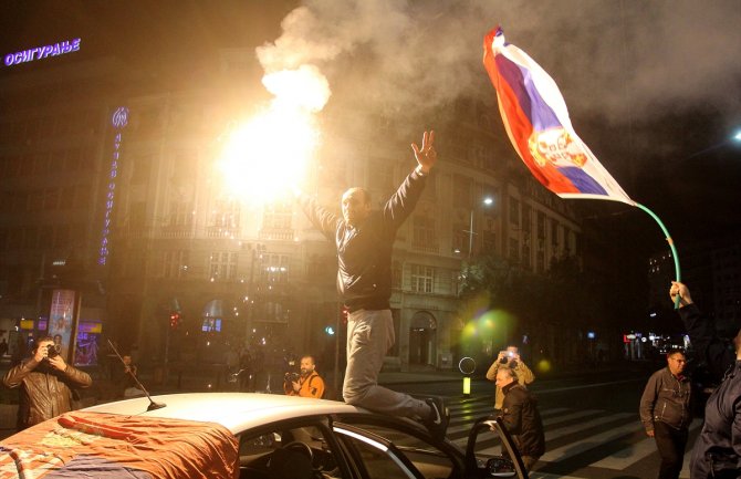 Beograd slavio plasman na Svjetsko prvenstvo (FOTO)