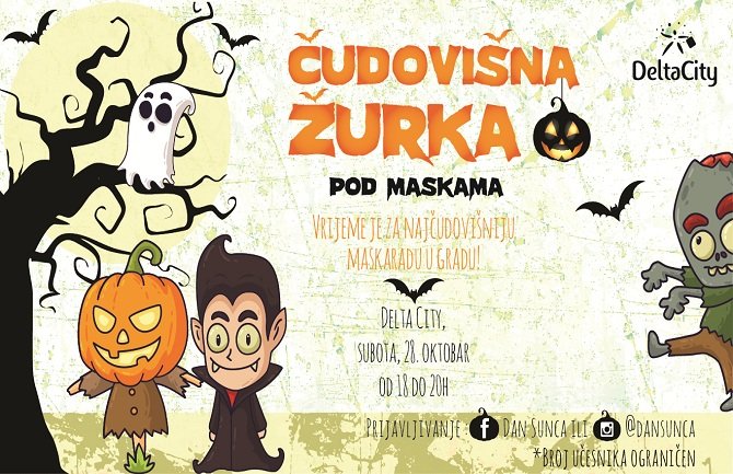 U subotu Delti “Čudovišna žurka pod maskama”