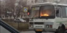 Vozio zapaljeni autobus kroz centar grada (VIDEO)