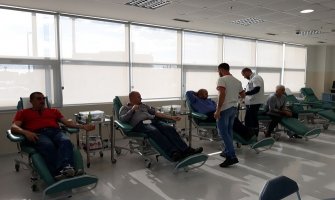 Zaposleni u Ministarstvu ekonomije dobrovoljno dali krv