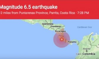 Zemljotres magnitude 6,5 pogodio Kostariku