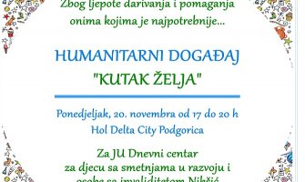 Humanitarni događaj “Kutak želja” 20. novembra u Delti