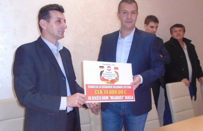 Donacija od 14 hiljada eura za solarni sistem u Dječjem domu Mladost