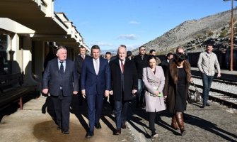 Otvorena zajednička željeznička stanica Crne Gore i Albanije - Tuzi